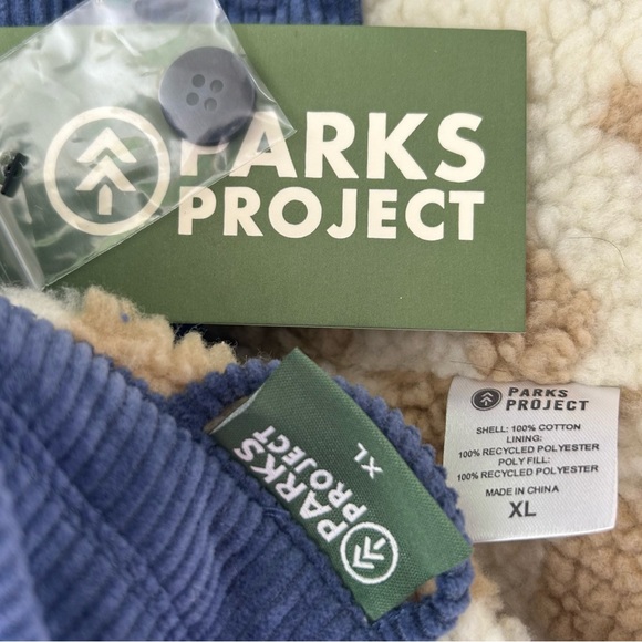 Parks Project Chore Coat Leave It Better Fleece Lined Corduroy Unisex XL NWT - Picture 12 of 12